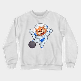 astronaut kitten Crewneck Sweatshirt